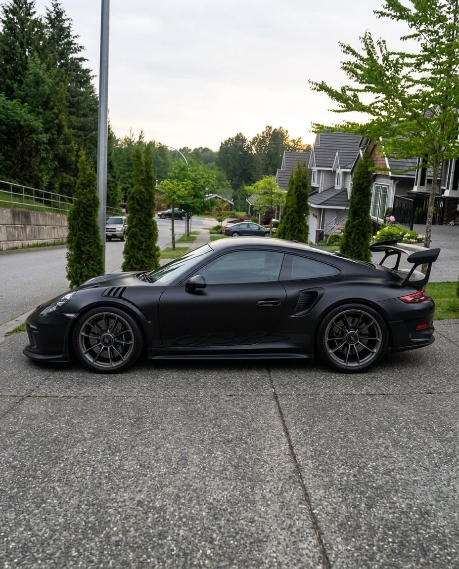 Supercar noir mat